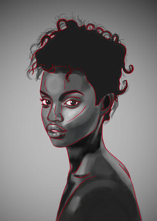 Portrait study Portrait study